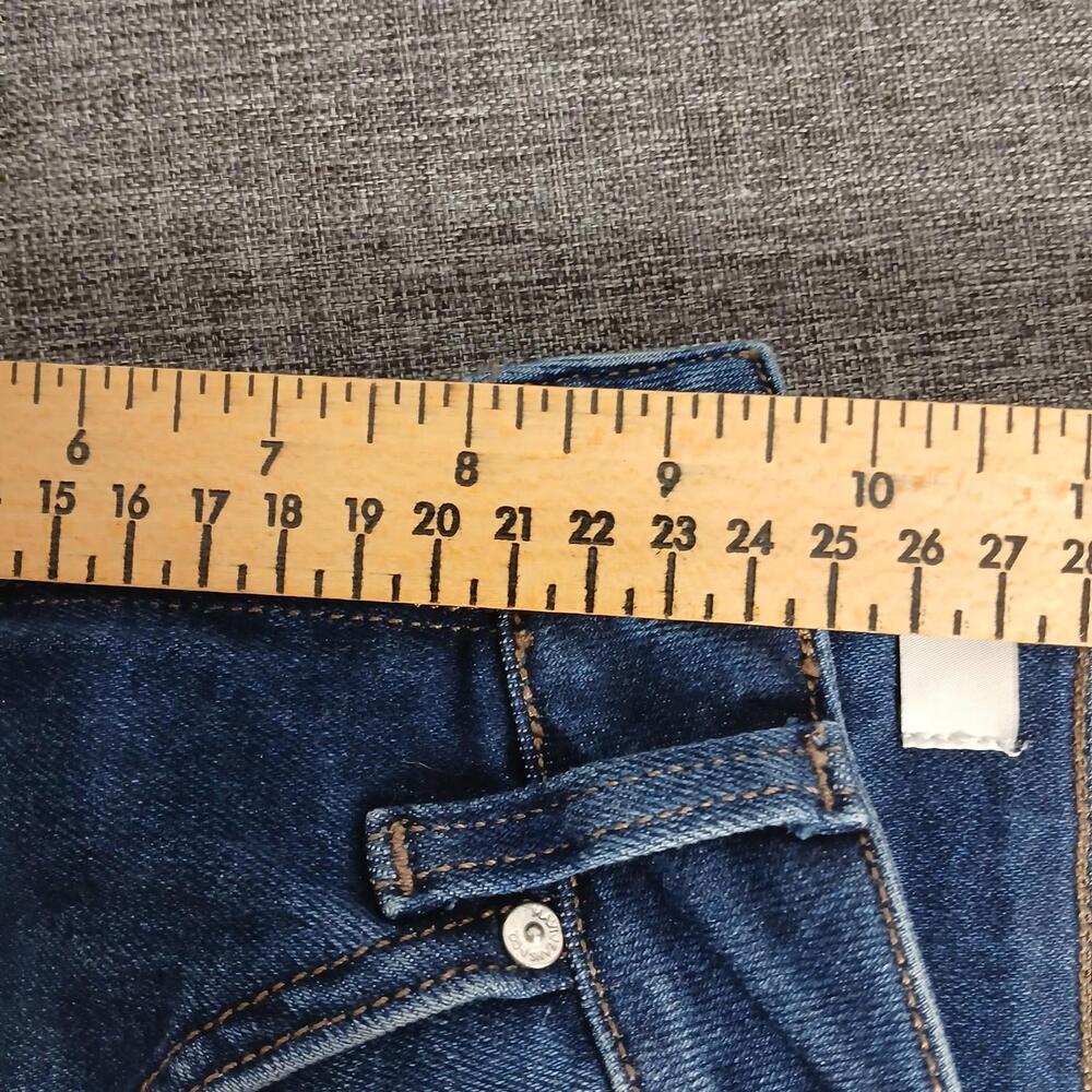 Mavi Viola Jeans 24 High Rise Slim Straight Raw Hem Stretch Denim - Picture 8 of 9